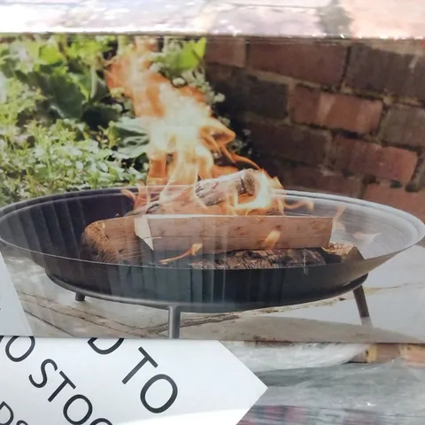 BRAND NEW BOXED EXPERT GRILL CAST IRON OPEN FIRE PIT BOWL 