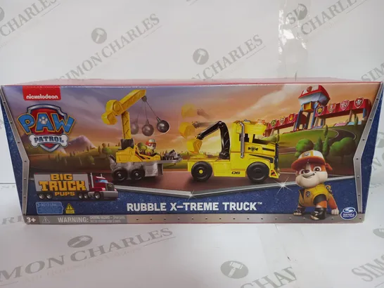 BOXED NICKELODEON PAW PATROL RUBBLE X-TREME TRUCK 