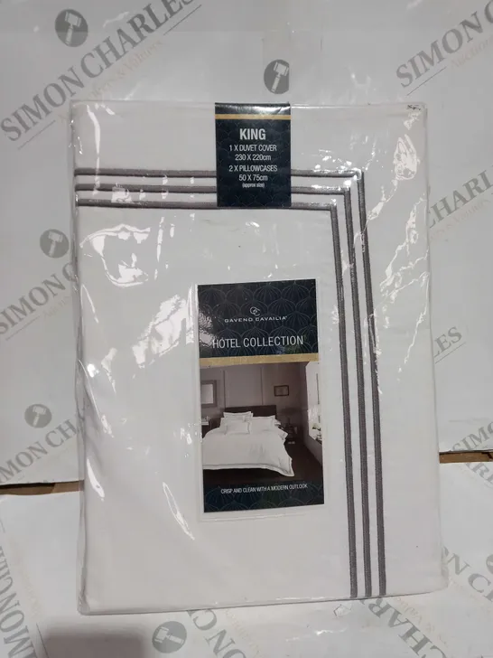 GAVENO CAVAILIA HOTEL COLLECTION DOUBLE DUVET SET 