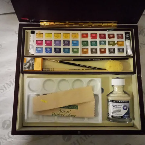 DALER ROWNEY ARTISTS' LUXURY LARGE WATERCOLOUR BOX SET