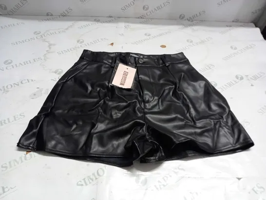 MISSGUIDED FAUX LEATHER SKIRT SIZE 12