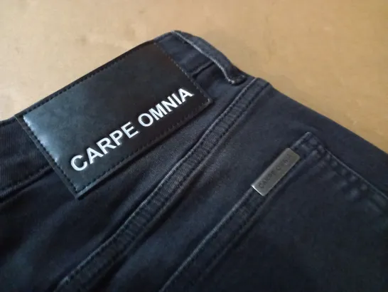 CARPE OMNIA CHARCOAL NON RIPPED SKINNY JEANS - 32/30