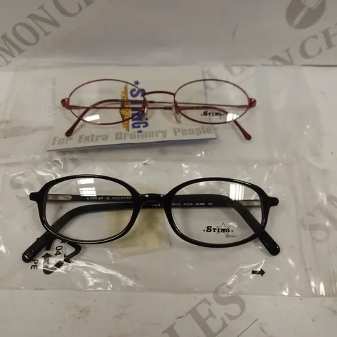 BOX OF APPROX 6 ASSORTED STING GLASSES TO INCLUDE 6156M BLACK & 4316 RED 