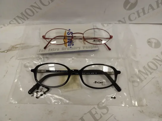 BOX OF APPROX 6 ASSORTED STING GLASSES TO INCLUDE 6156M BLACK & 4316 RED 