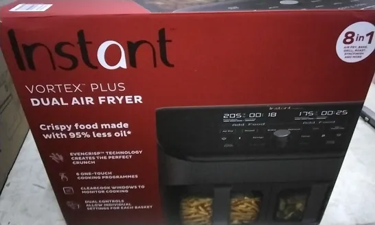 INSTANT VORTEX 8 IN 1 DUAL AIR FRYER 7.6