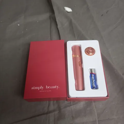 BOXED SIMPLY BEAUTY SINGLE HAIR EPILATOR IN ROSE GOLD