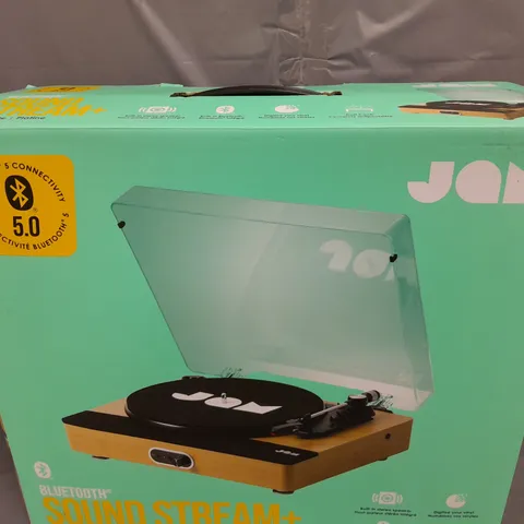 BOXED JAM BLUETOOTH SOUND STREAM+ TURNTABLE