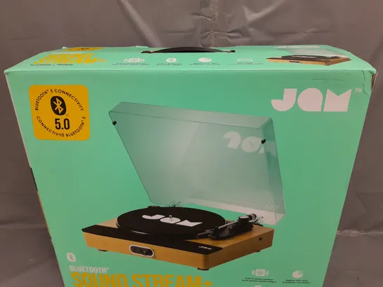 BOXED JAM BLUETOOTH SOUND STREAM+ TURNTABLE