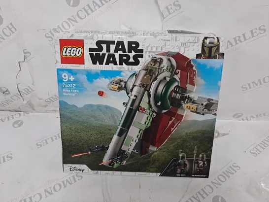 LEGO STAR WARS STAR WARS BOBA FETT STARSHIP SET 75312 RRP £34.99