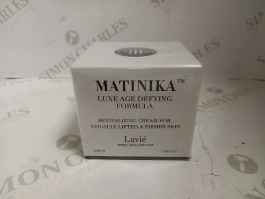 SEALED MATINIKA LUXE AGE DEFYING FORMULA REVITALISING CREAM 60ML