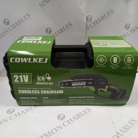 CQWLKEJ CORDLESS CHAINSAW 21V PRO 