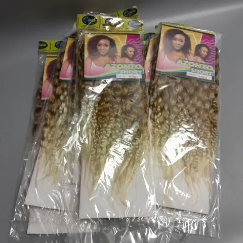 LOT OF APPROX 7 OLIVIA COLLECTION AZONTO SHORT WAVY WIGS
