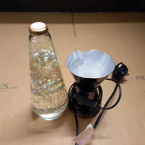 UNBOXED GLITTER LAVA LAMP