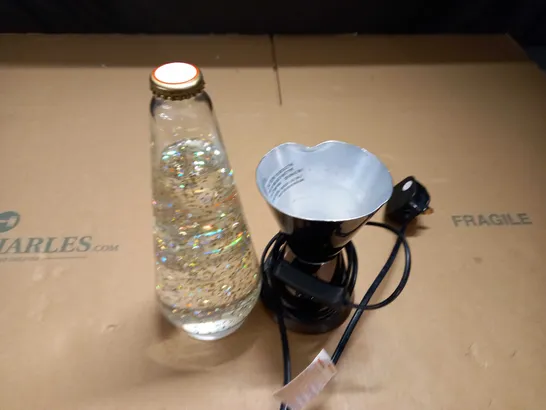 UNBOXED GLITTER LAVA LAMP