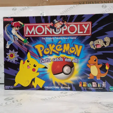 HASBRO MONOPOLY POKÉMON COLLECTORS' EDITION BOARD GAME