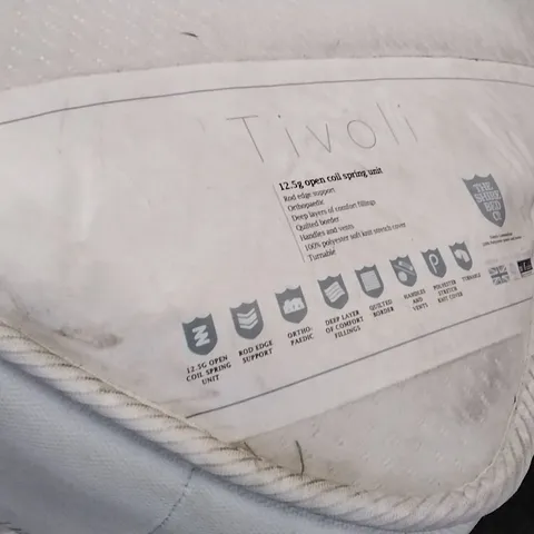 UNBAGGED 4'6" DOUBLE SIRE BED Co. TIVOLI OPEN COIL ORTHOPEDIC MATTRESS 