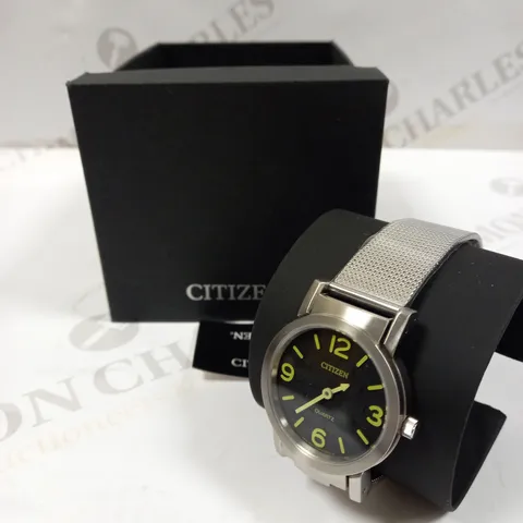 CITIZEN MEN'S ANALOGUE QUARTZ WATCH WITH STAINLESS STEEL STRAP