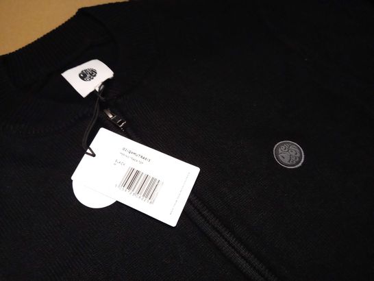 PRETTY GREEN MERINO TRACK TOP IN BLACK - M