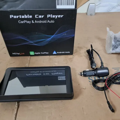 BOXED PORTABLE CAR PLAYER CARPLAY & ANDROID AUTO 