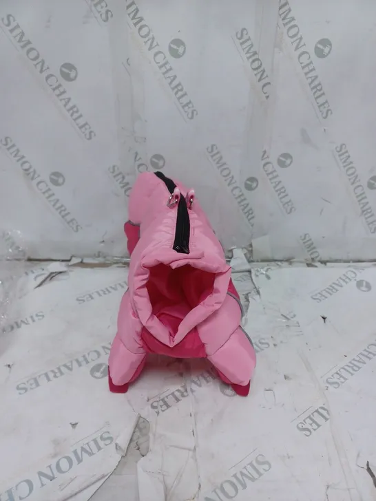 UNBOXED PINK COAT FOR SMALL DOGS. ZIP FASTENING QUILTED FOR WARMTH