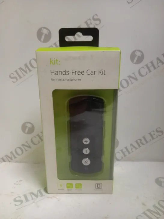 BOXED KIT: BLUETOOTH HANDS FREE CAR KIT 