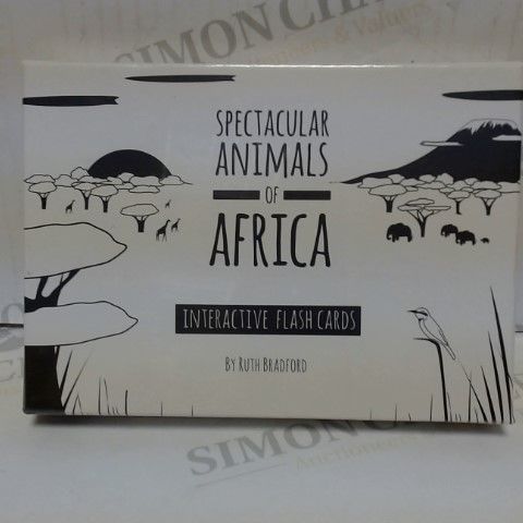 SPECTACULAR ANIMALS OF AFRICA FLASH CARDS - SEALED