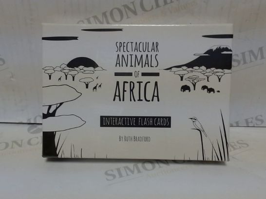 SPECTACULAR ANIMALS OF AFRICA FLASH CARDS - SEALED