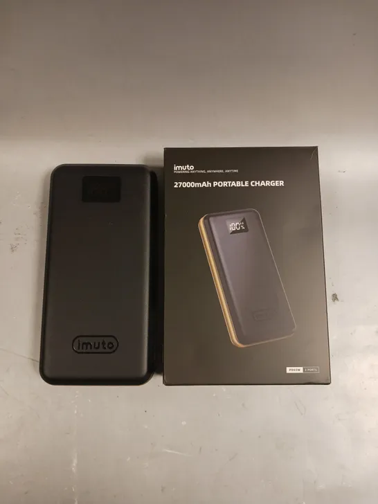 BOXED IMUTO 27000MAH PORTABLE POWERBANK 