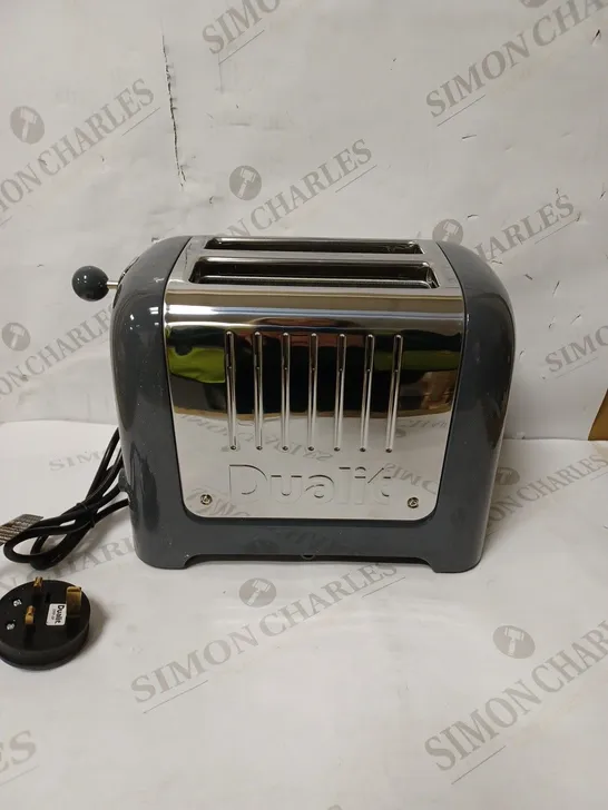 DUALIT 26204 2 SLOT TOASTER, 1100 W, GREY