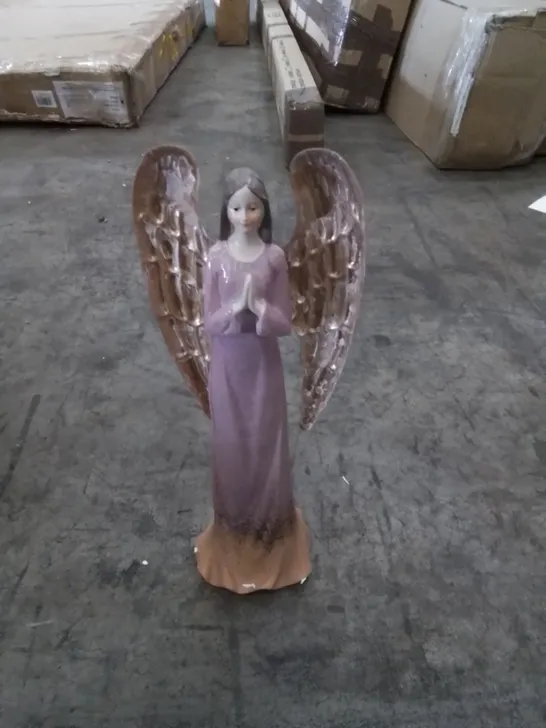 BOXED DECORATIVE ANGEL - LILAC