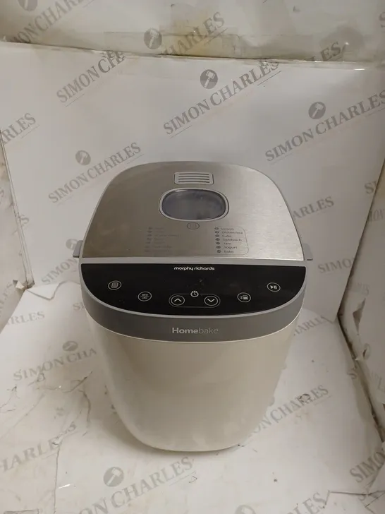 MORPHY RICHARDS HOMEBAKE BREAD MAKER