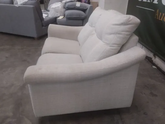 QUALITY BRITISH DESIGNER G PLAN FLAIR 2 SEATER ELECTRIC RECLINER DBL SOFA - SYNERGY CREAM FABRIC 