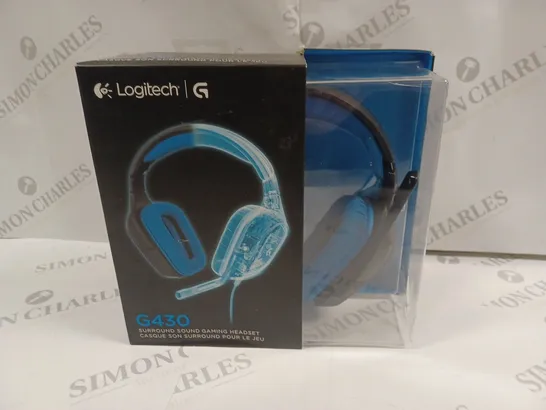 BOXED LOGITECH G430 SURROUND SOUND GAMING HEADSET