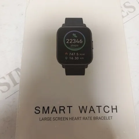 BOXED AND SEALED SMART WATCH LARGE SCREEN HEART RATE BRACELET