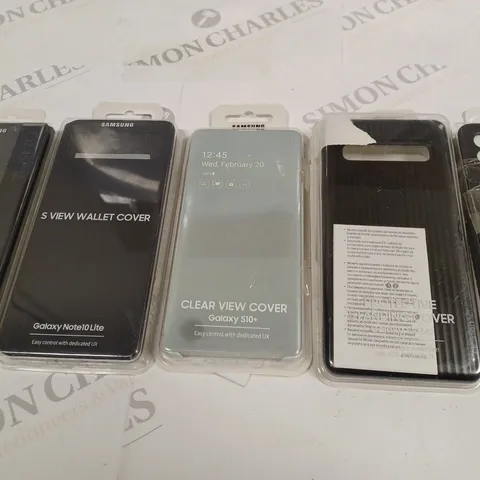 LOT OF 5 ASSORTED SAMSUNG MOBILE PHONE CASES