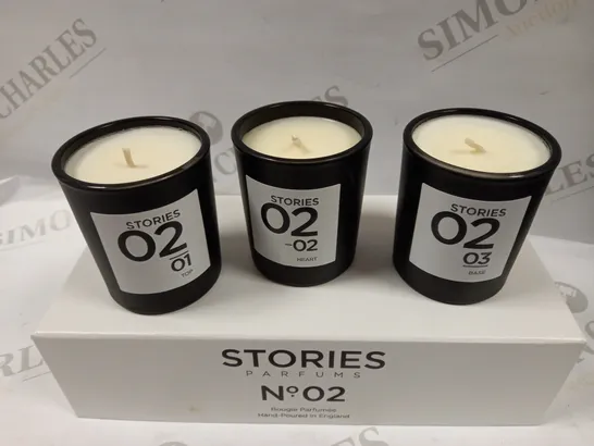 STORIES PARFUMS NO.2 CANDLE GIFT SET 