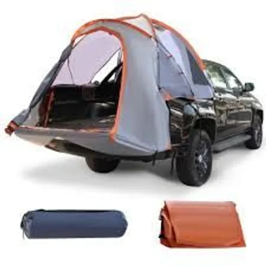 BOXED COSTWAY 2 PERSON PORTABLE PICKUP TENT WITH CARRY BAG - ORANGE 