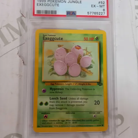 1999 POKEMON JUNGLE EXEGGCUTE POKEMON TRADING CARD