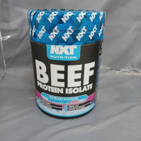 NXT NUTRITION BEEF PROTEIN ISOLATE POWDER ICE BLAST FLAVOUR (BLUE RASPBERRY & CHERRY) 540G