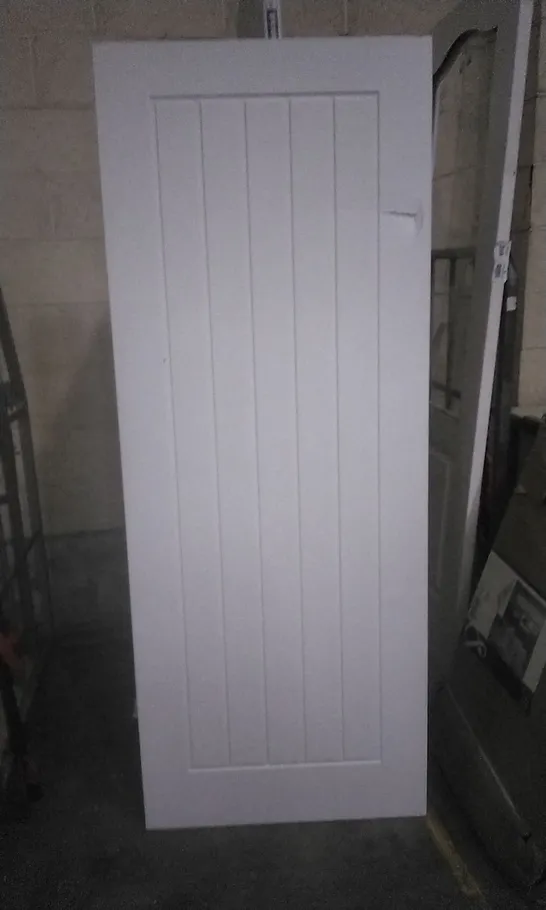 5 PANEL WHITE DOOR 765×1970×40MM