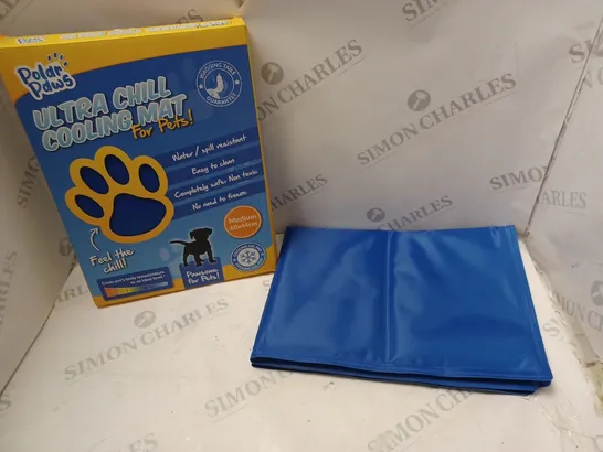 SET OF TWO BOXED PAWPRIDE POLAR PAWS PET COOLING MATS MEDIUM