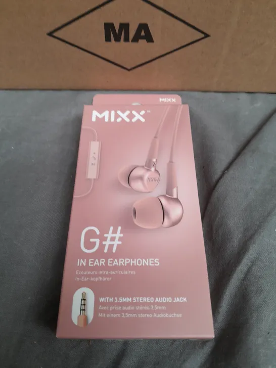 BRAND NEW BOXED AND SEALED 10X MIXX G# IN EAR EARPHONES 