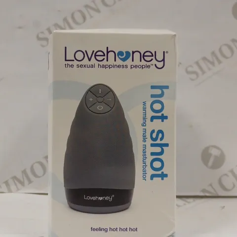 BOXED LOVEHONEY HOT SHOT WARMING MALE MASTURBATOR 