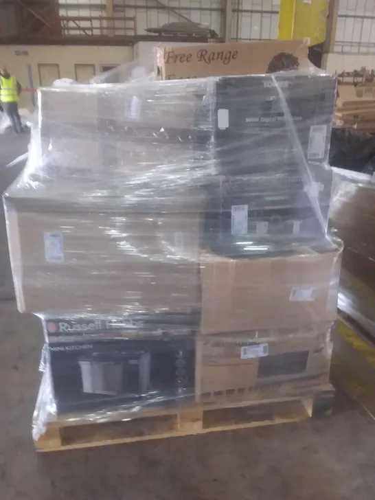 PALLET OF APPROXIMATELY 14 ASSORTED KITCHEN APPLIANCES INCLUDING 