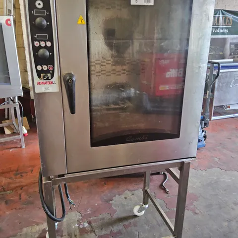 ALPHATECH REV101S 10 GRID ELECTRIC COMBI OVEN WITH STAND