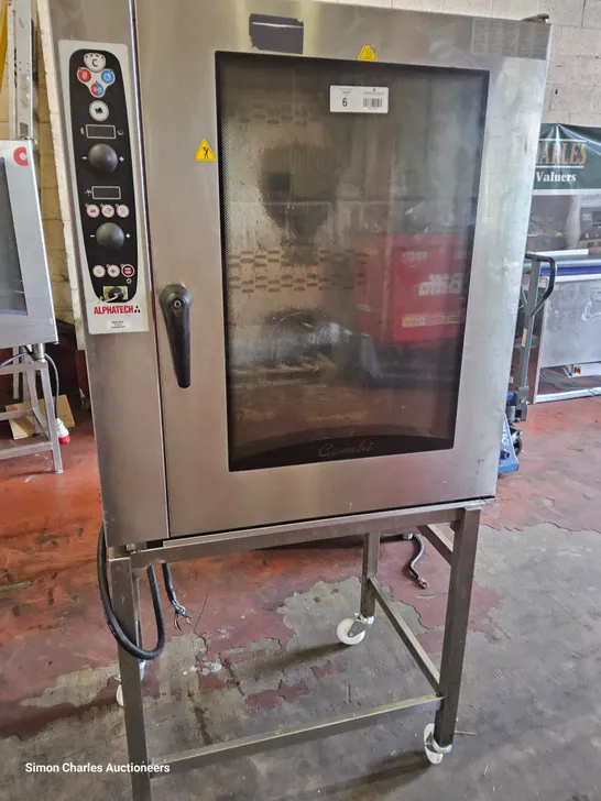 ALPHATECH REV101S 10 GRID ELECTRIC COMBI OVEN WITH STAND