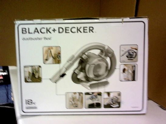 BLACK + DECKER DUSTBUSTER FLEXI 18V CORDLESS VACUUM 
