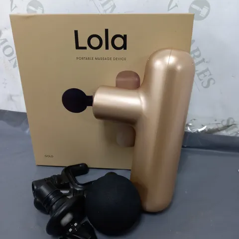 BOXED LOLA 4 SPEED HAND HELD MASSAGE GUN