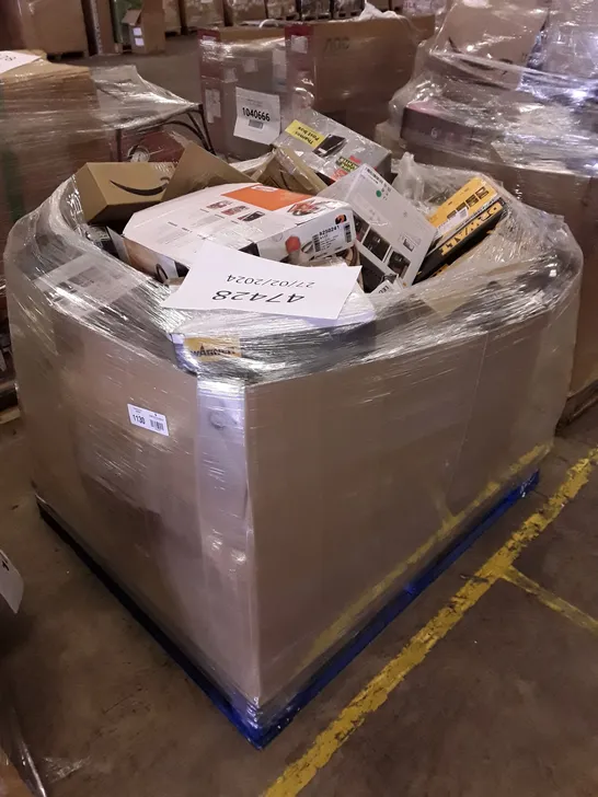 PALLET OF APPROXIMATELY 95 UNPROCESSED RAW RETURN HOUSEHOLD AND ELECTRICAL GOODS TO INCLUDE;