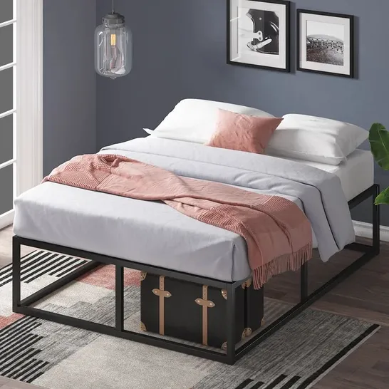 BOXED DEKKER MINIMAL METAL BED - 46CM HIGH // SIZE UNSPECIFIED (1 BOX)